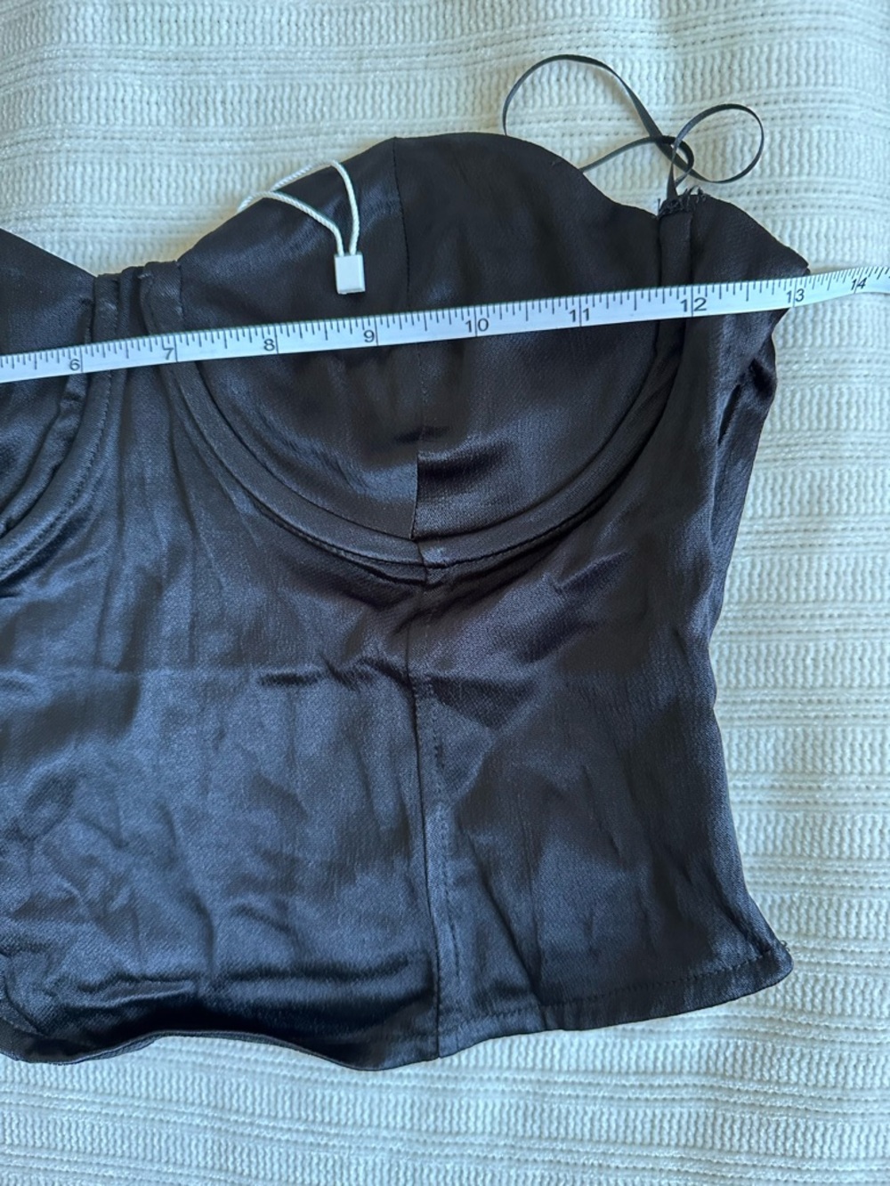 Zara Black Strapless Bustier Top - Picture 4 of 5
